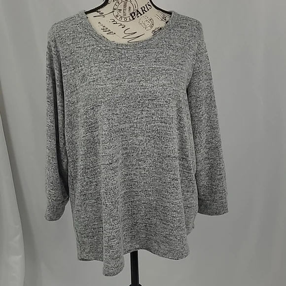 Grey Sweater criss Cross back - Picture 1 of 4
